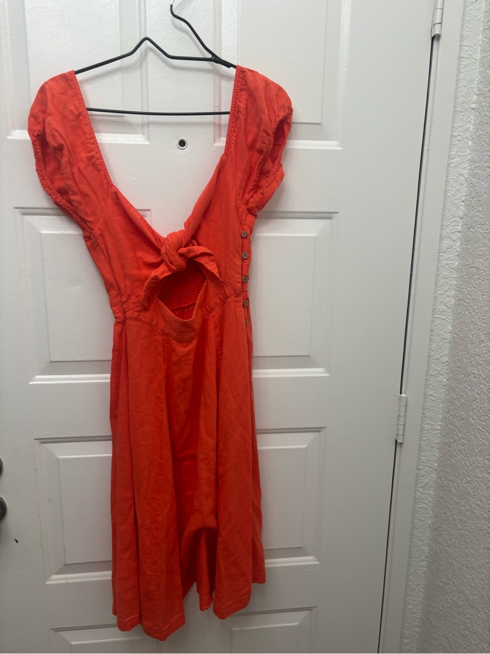 Free People Orange The Getaway Midi Dress - Picture 1 of 9